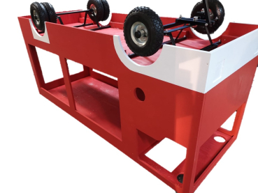 Preview: Innenraum des Feuerwehr-Bollerwagen Basis mit großzügigem Stauraum